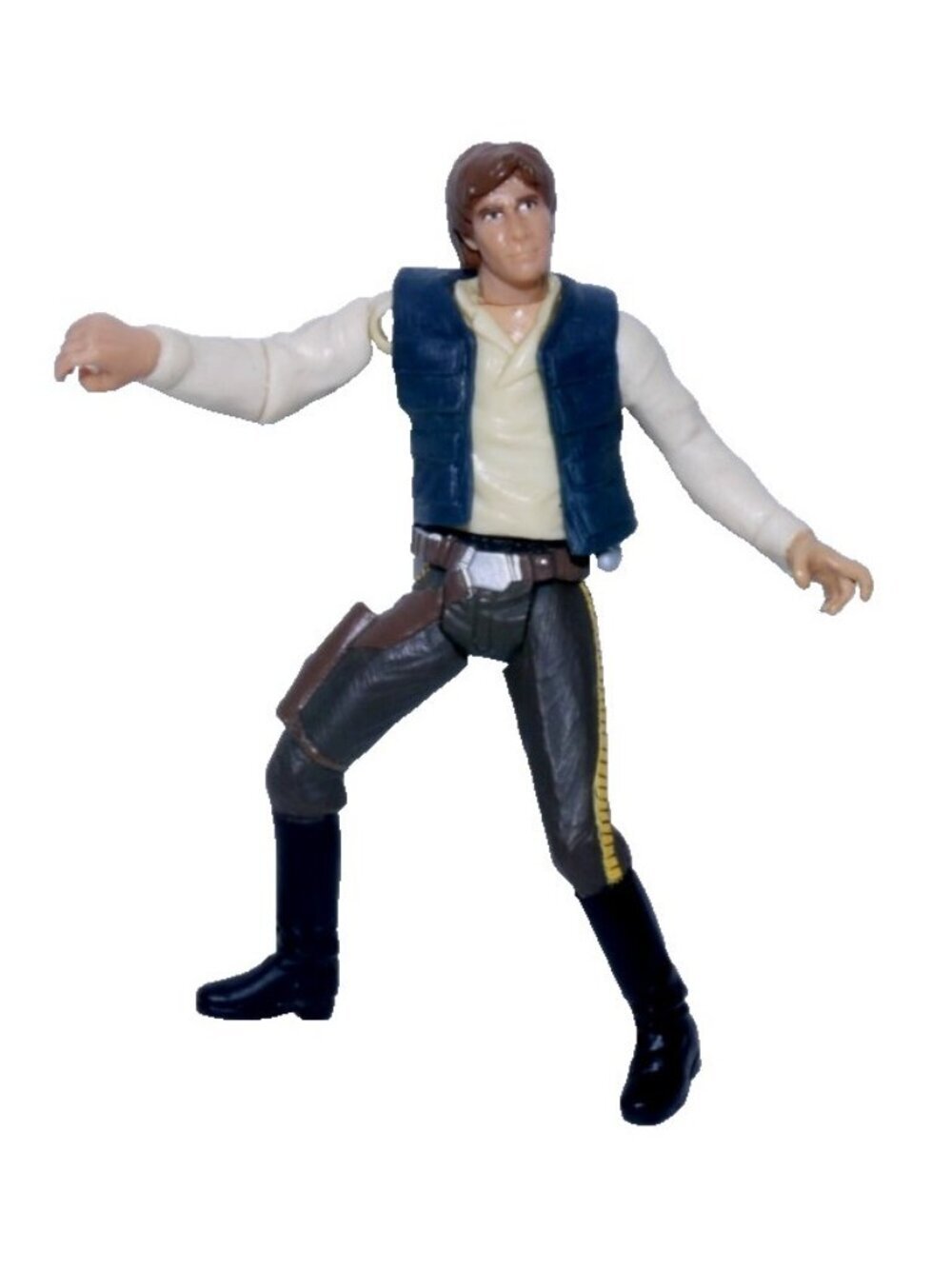 Vintage Star Wars Han Solo 4" action figure Power of the Jedi LFL 2001